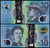Australia 10 Dollars - 2017 P# 63 UNC Polymer Currency Note N#202860