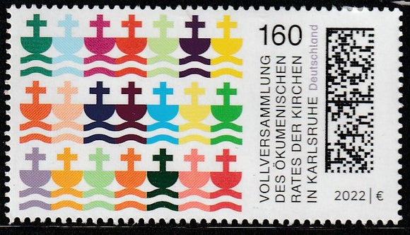 2022 Germany Assembly of World Council of Churches, Karlsruhe MNH #FOR-228