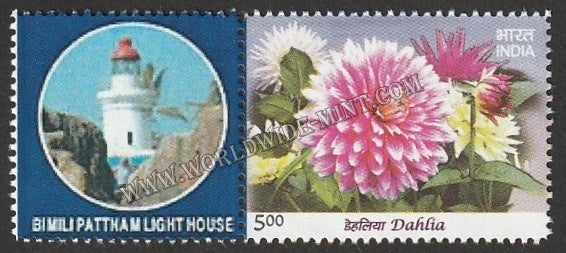 INDIA Bimili Pattnam Light House My stamp #MYS-22