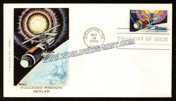 1974 USA Skylab Mission Success FDC #FA22