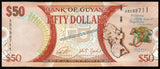 Guyana 50 Dollars Independence - 2016 UNC Commemorative Banknote N#201698