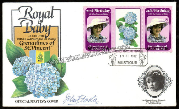 1982 Grenada Royal Baby FDC #FA230