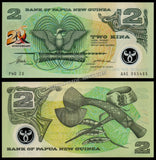 Papua New Guinea 2 Kina - 1995 P#15 UNC Polymer Bank Note N#237700 #CN1357