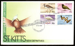 1981 St. Kitts New Definitive FDC - Birds #FA252