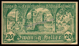 Austria (Lower Austria, Federal State of Göttweig, Abbey) 20 Heller 1920 AUNC Bank Note N#569371 #UCN252