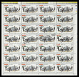 2010 India Special Protection Group Full Sheet of 28 Stamps