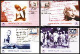2005 75 Years of Dandi March - Set of 4 Gandhi Maxim card #MC257
