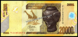 Congo 20000 Francs - 2022 UNC Banknote N#259310