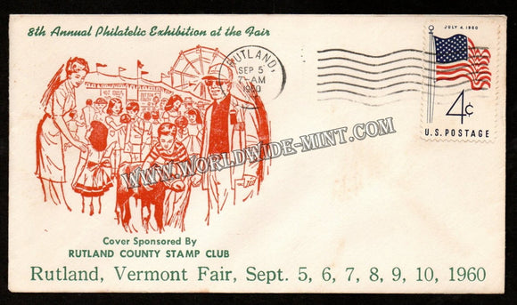 1960 USA 8th Annual Philatelic Exhibition FDC #FA25