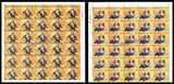 2010 India Pigeon & Sparrow - Set of 2 Full Sheet of 30 Stamps