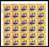 2010 India Pigeon & Sparrow - Rock Pigeon Full Sheet of 30 Stamps