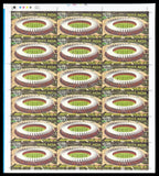 2010 India Delhi 2010 Commonwealth Games - Talkatora Stadium Full Sheet of 18 Stamps