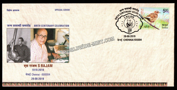 2019 S Rajam Special Cover (29.08.2019) #SC-265