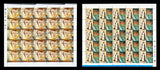 2011 India Rabindranath Tagore - Set of 2 Full Sheet of 25 Stamps