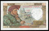 France 50 Francs - 1941 P#93 Jacques Coeur (French merchant) AUNC Bank Note N#206397 #UCN269