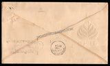 1956 INDIA 2500th Buddha Jayanti - 2 Annas Bodhi Tree First Day Cancelled Bombay Cover with Delivery Cancellation - 2500th 2500th Buddha Jayanti in Hindi - uncommon