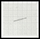 2011 India Children's Day - Standing Tiger Full Sheet of 35 Stamps