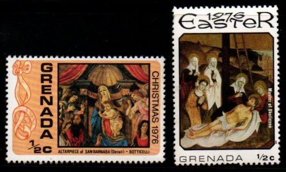 1976 Grenada Easter 2v MNH #FT-272