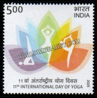 2025 INDIA 11th International Day of Yoga MNH