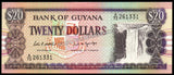 Guyana 20 Dollars - 1989 P#24d UNC Bank Note N#281791 #CN1358