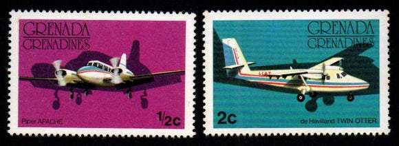 1976 Grenada Airplane 2v MNH #FT-281