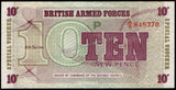 United Kingdom 10 New Pence - 1972 P#M45 UNC Bank Note N#283347