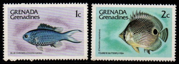 1980 Grenada Marine Fish 2v MNH #FT-284