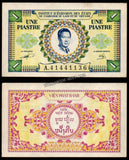 Vietnam (French Indochina Occupation) 1 Piastre - 1953 XF+ Bank Note #UCN292
