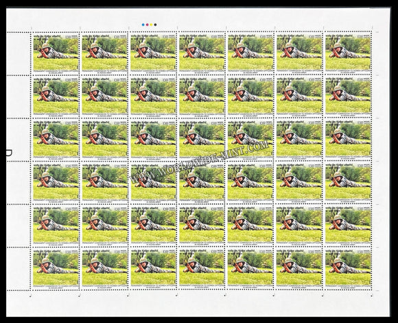 2022 India Permanent Commission To Women Officers In Indian Army - Rifle Training Full Sheet of 42 Stamps