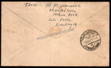 1948 INDIA Air India International - First Flight FDC - Travelled Cover from Bombay to Cairo, Egypt with Delivery Cancellation