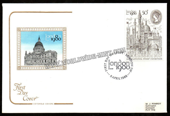 1980 UK London 1900 FDC #FA302