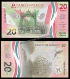 Mexico 20 Pesos - 2023 Polymer COMMEMORATIVE UNC Bank Note N#306846