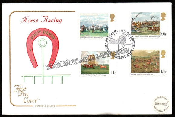 1979 UK Horse Racing FDC #FA306