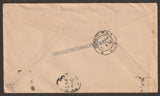 1953 INDIA Conquest of Everest -  2 Anna Private FDC Commercial Cover from Bombay RMS To Madras