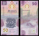 Mexico 50 Pesos - 2022 UNC Polymer Bank Note N#310606 #CN1359