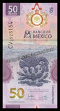 Mexico 50 Pesos - 2023 Polymer UNC Bank Note N#310606