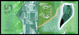 Barbados 5 Dollars - 2022 UNC Polymer Bank Note N#320408