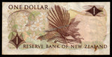 New Zealand 1 Dollar - 1975-1977 P# 163c Fine Bank Note N#202557 #UCN325