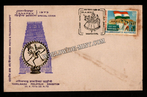 1973 Tanapex Dummy Horse Special Cover (23.04.1973) #SC-328