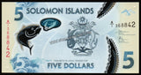 Solomon Islands 5 Dollars 2019-2022 UNC Polymer Banknote N#202376