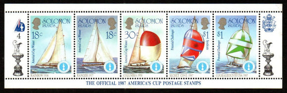 1987 Solomon Island Winning the 