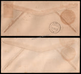 1960 india kalidasa set of 2 long fdc