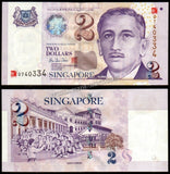 Singapore 2 Dollars - 2000 P#45 UNC Commemorative issue Bank Note N#330031