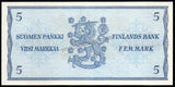 Finland 5 Markkaa - 1963 P#99a UNC Bank Note N#331149