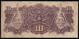 Netherlands East Indies (Indonesia) 10 Roepiah - (1601-1949) P# 131 Japanese Occupation Fine Bank Note N#214316 #UCN332