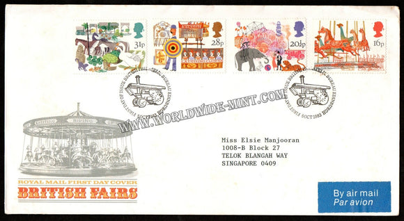 1983 UK British Fairs FDC #FA337