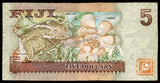 Fiji 5 Dollars - Elizabeth II - 2007 P# 110a XF Bank Note N#207855 #UCN343