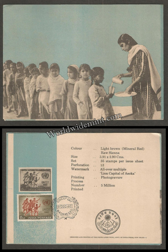 1960 INDIA unicef Brochure