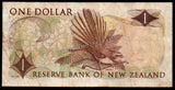 New Zealand 1 Dollar - 1975-1977 P# 163c Fine Bank Note N#202557 #UCN349