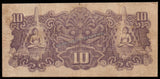 Netherlands East Indies (Indonesia) 10 Roepiah - (1601-1949) P# 131 Japanese Occupation Fine Bank Note N#214316 #UCN355